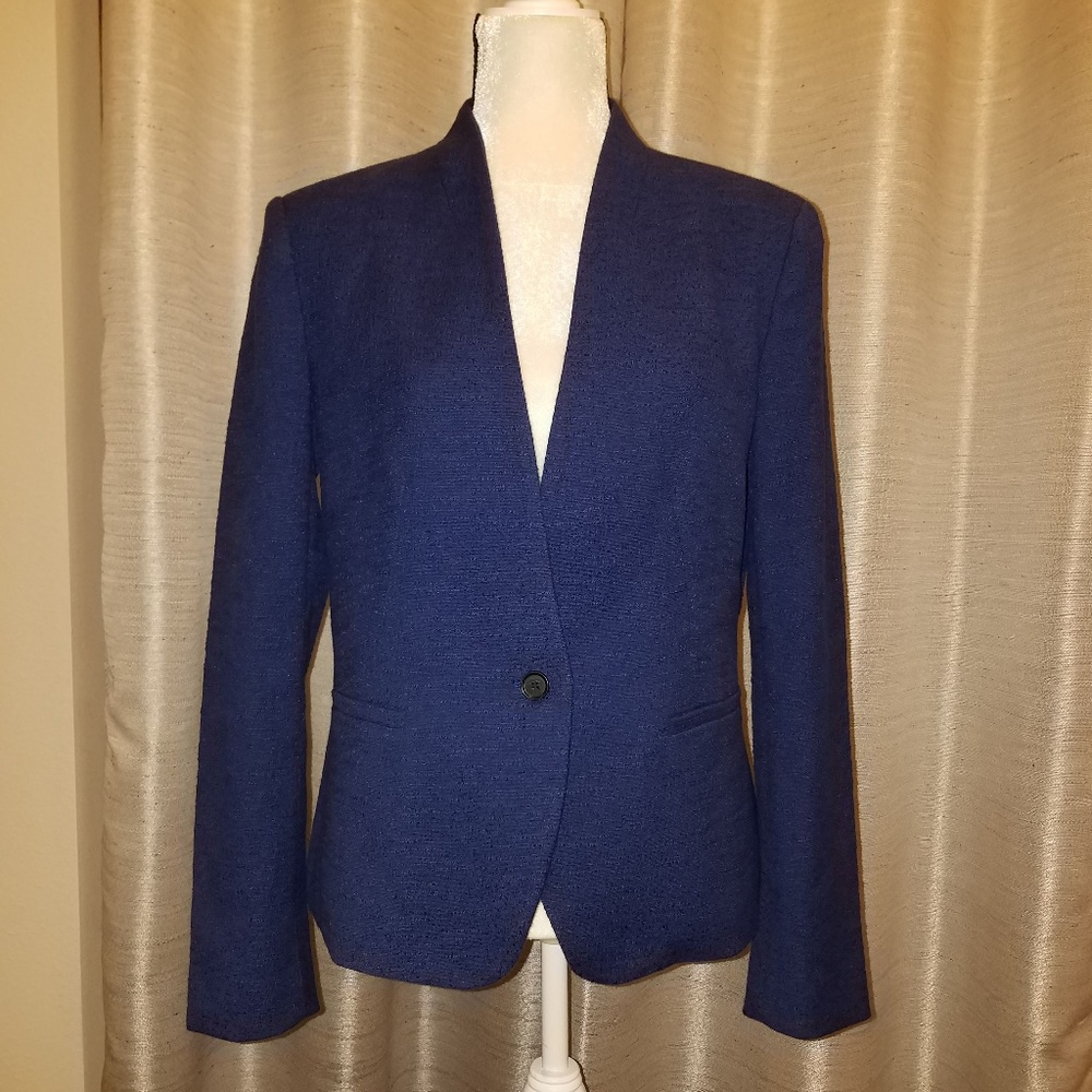 Loft Collarless Blazer